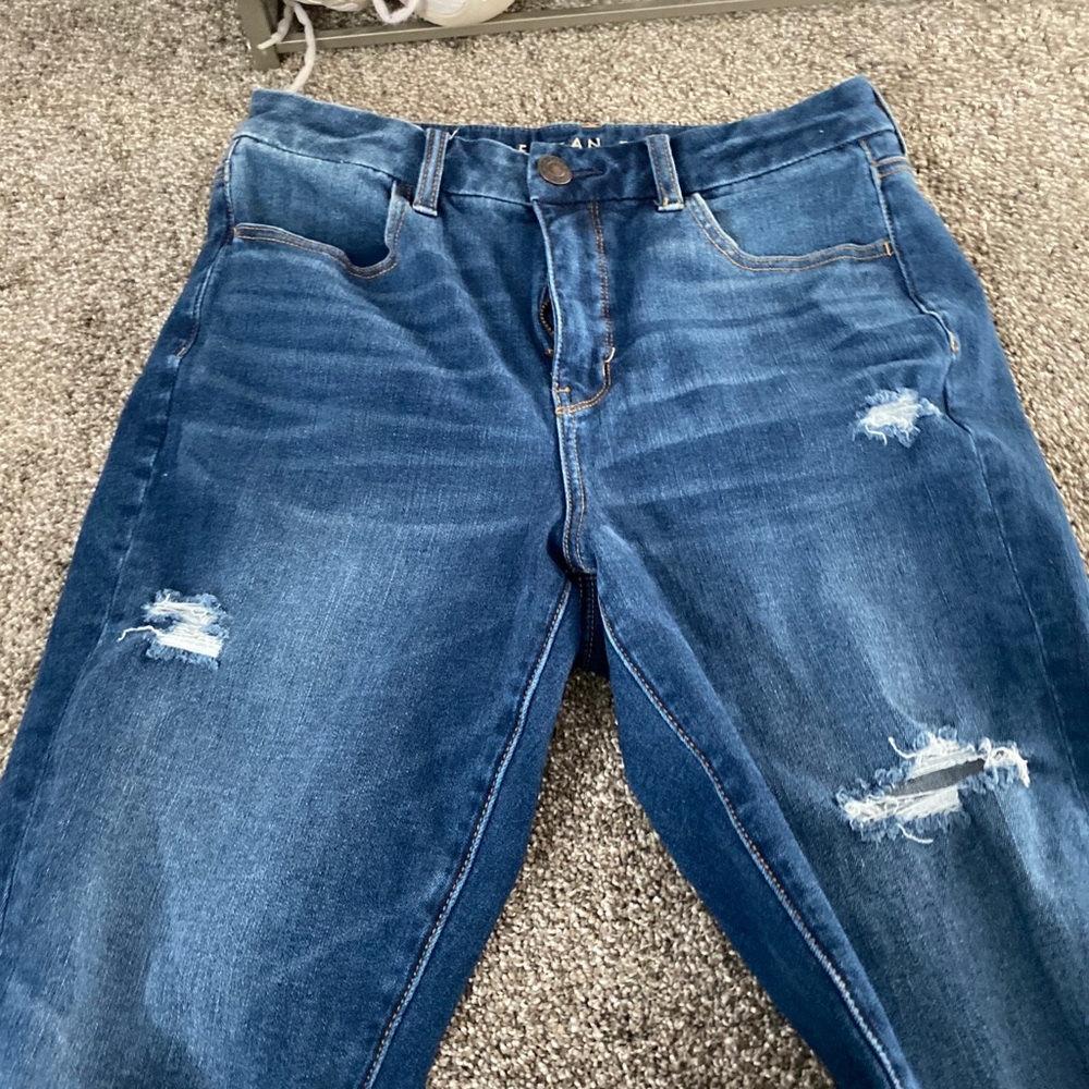 dark wash denim jeans